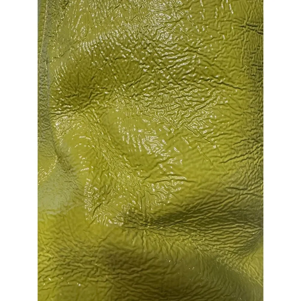 HOBO International Lime Green Leather Slouch Shoulder Bag Hobo Boho Y2K Purse